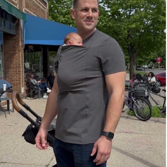 Lalabu Dad Shirt, Size Medium, Gray - Picture 1 of 2